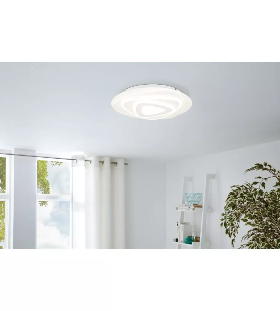 PLAFONIERA LED DA ESTERNO EGLO "PALAGIANO" BIANCO 4000K